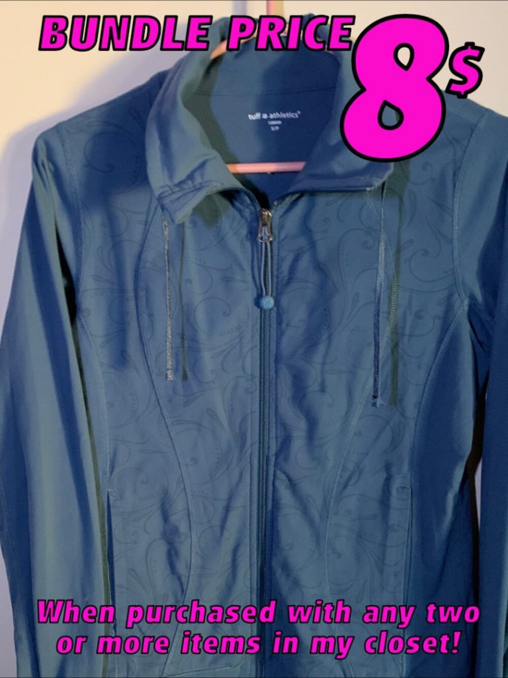 Tuff Athletics Zippered Jacket SMALL